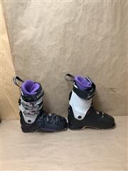SALOMON SHIFT PRO ALPHA WOMENS BLACK/PURPLE SKI BOOTS-MP 25/25.5